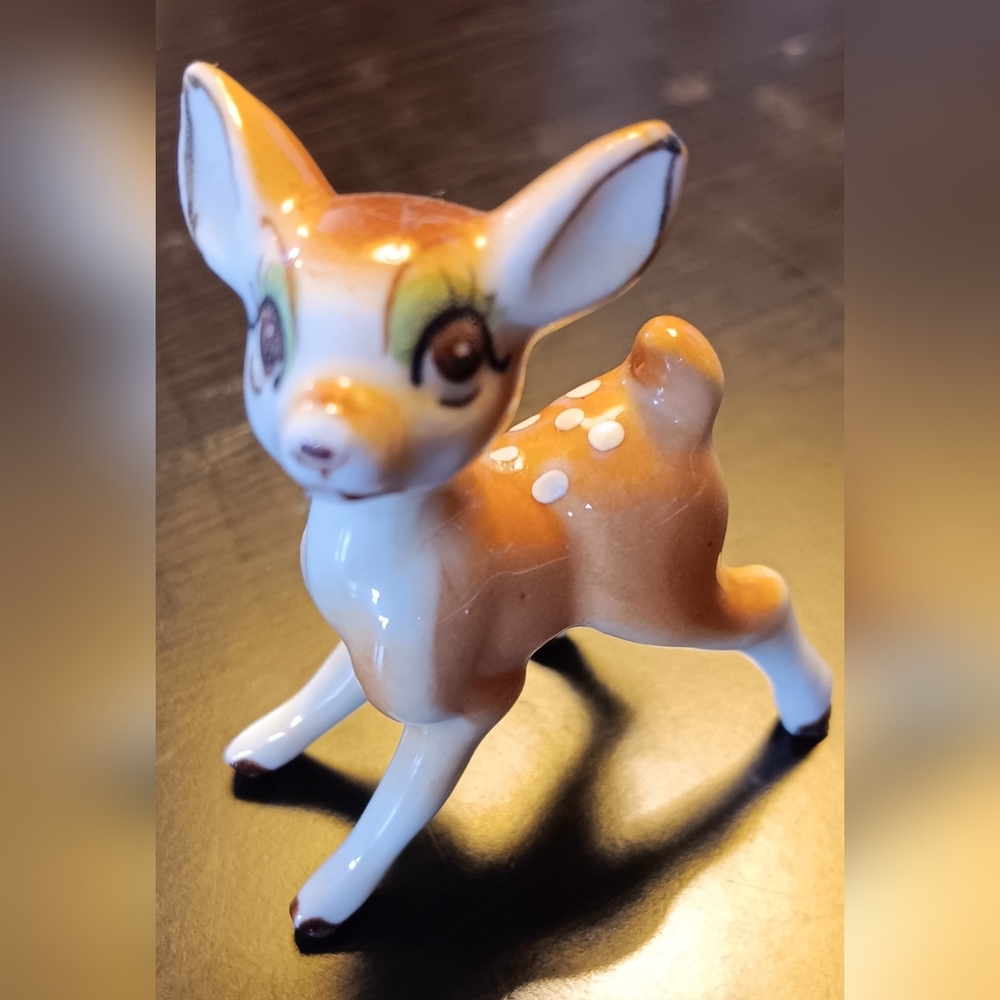 CERAMIC FAWN FIGURE